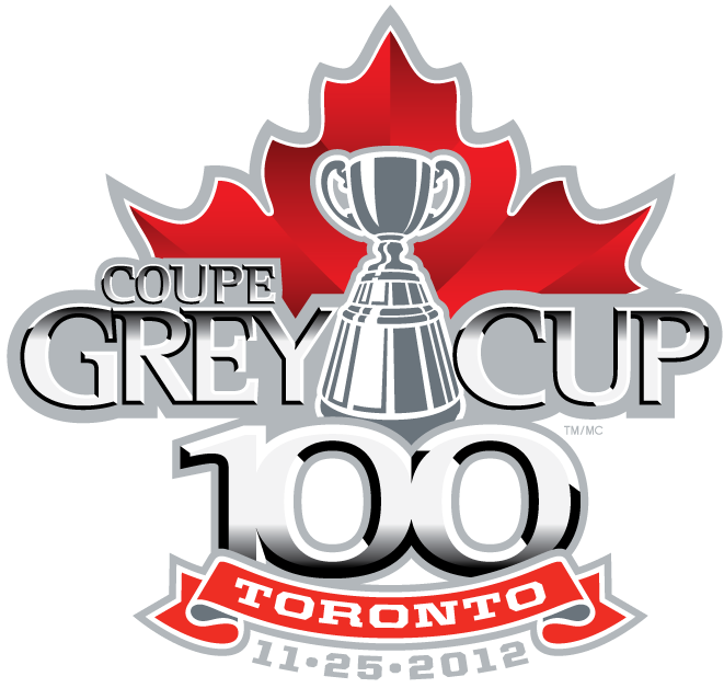 grey cup 2012 primary logo iron on transfers for clothing